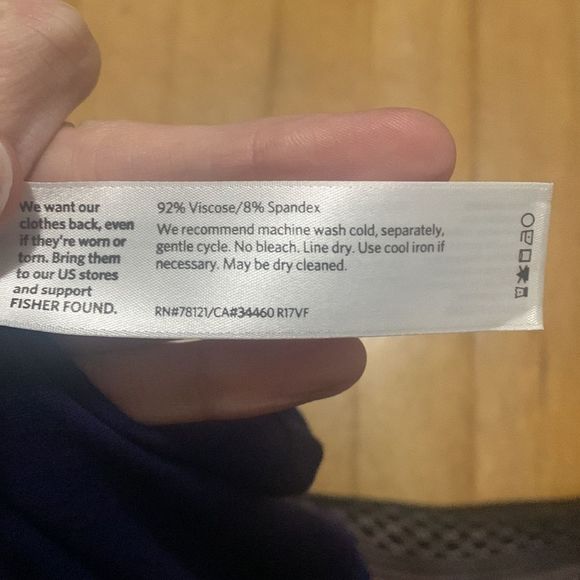 Eileen Fisher Dress Long Sleeve Jersey Pocket Oversized Dress Cobalt Blue XXS - Picture 5 of 7